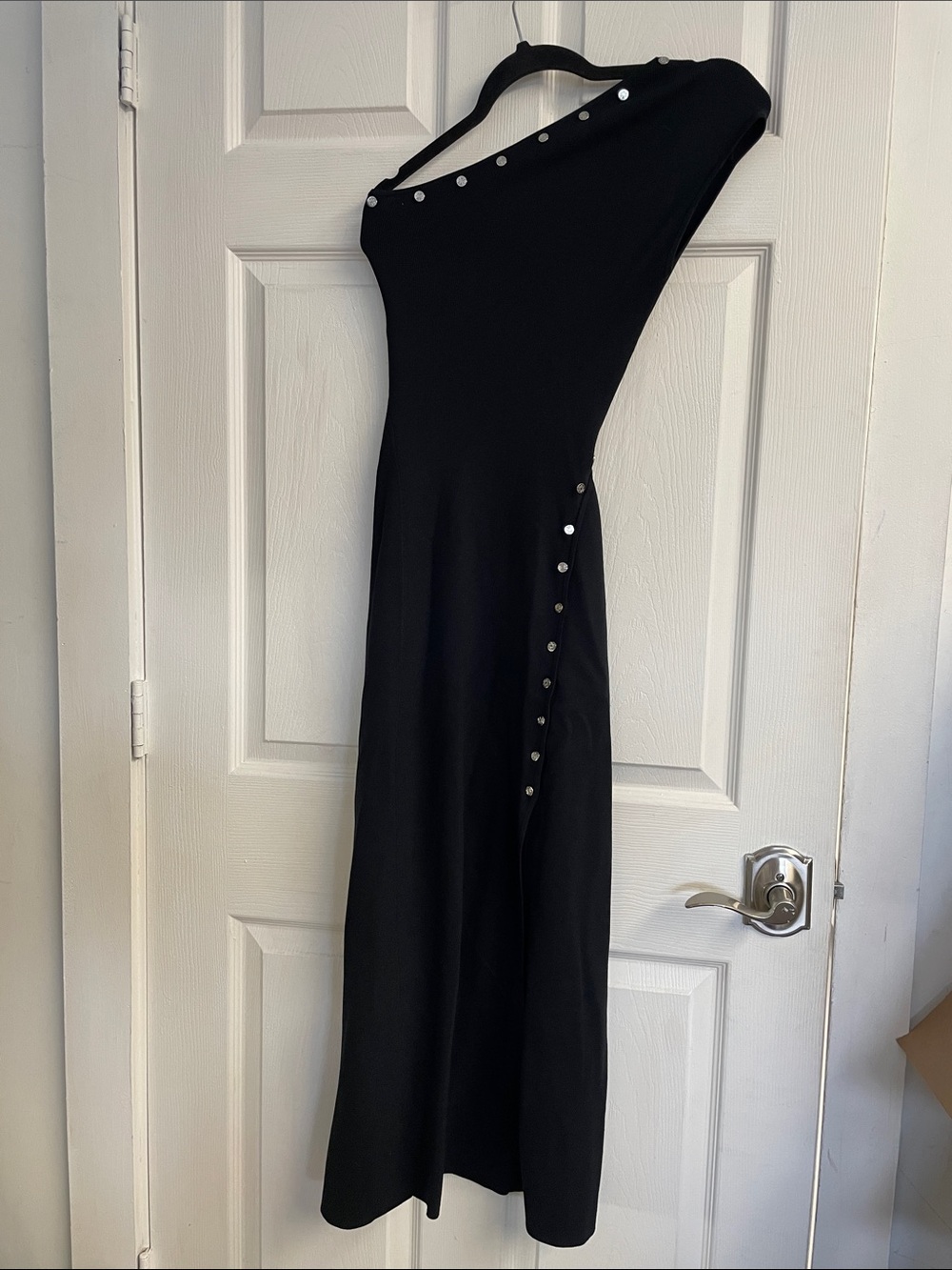 Rimossa Asymmetric Knit Maxi Dress - Picture 5 of 7
